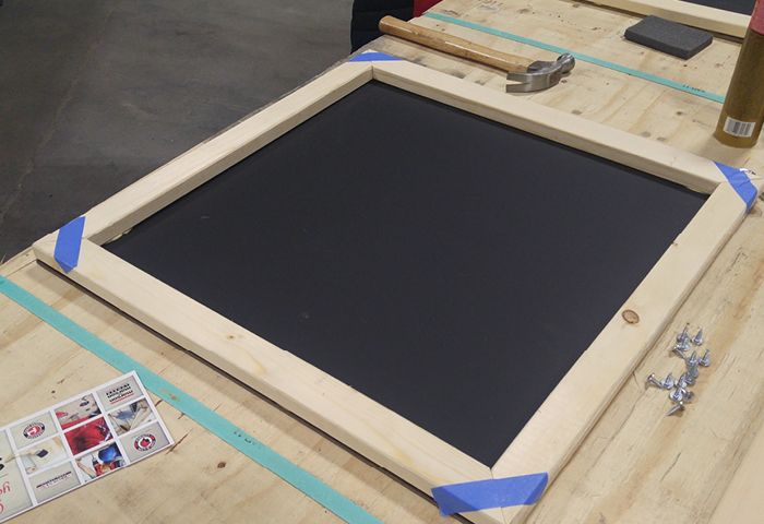 Build A Magnetic Chalkboard and Get Ready for Back to School